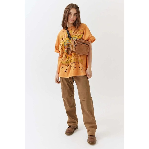 Urban Outfitters Women's X Sublime Distressed With Holes Oversized Tee T-Shirt - Picture 3 of 6